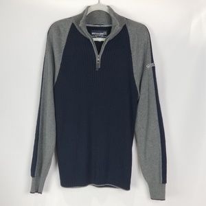 Nautica Pullover Quarter Zip Sweater _ Medium